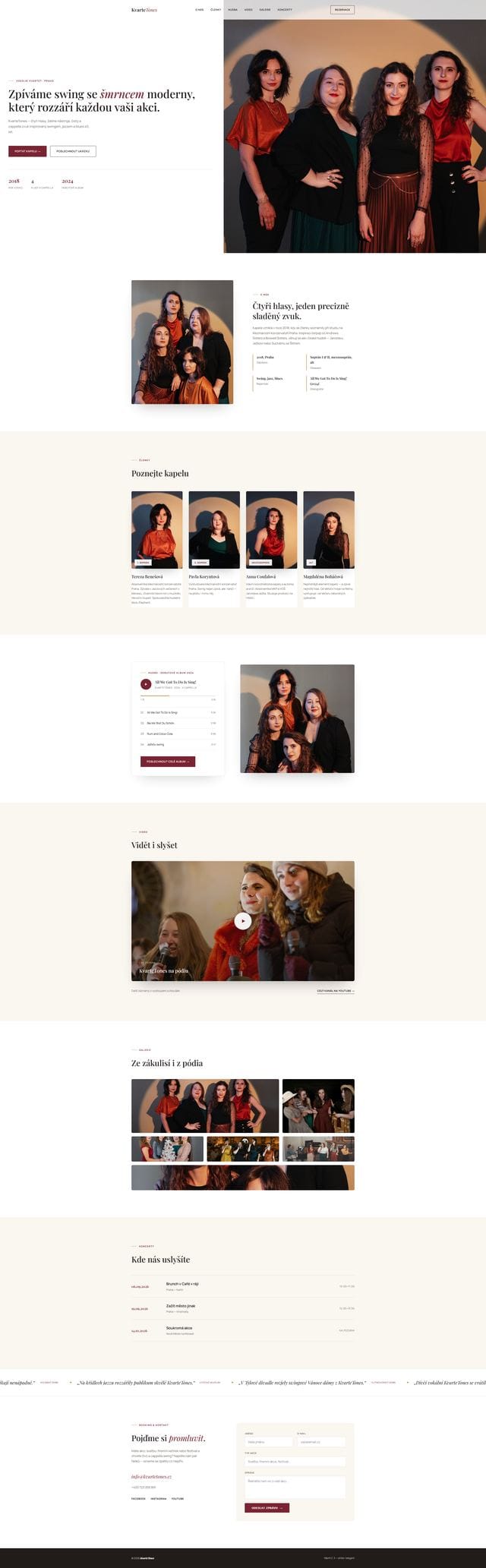 KvarteTones concept 3: white and elegant style, the concept the client chose