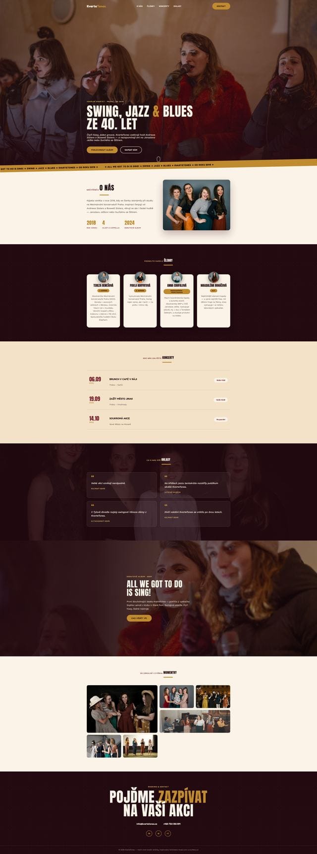 KvarteTones concept: new homepage draft
